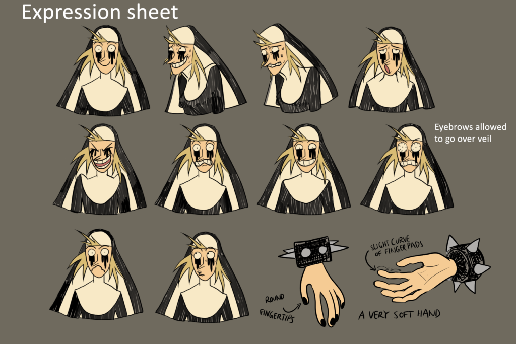 Mary expression sheet
